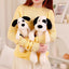 Black And White Dog Stuffed Animal