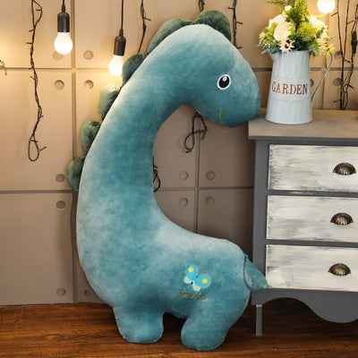 blue dinosaur stuffed animal 