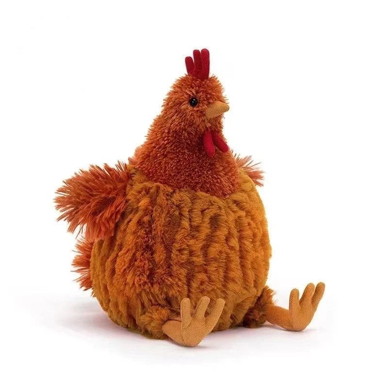 brown chicken stuffed animal 