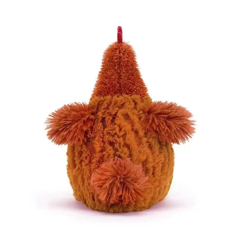brown chicken stuffed animal 