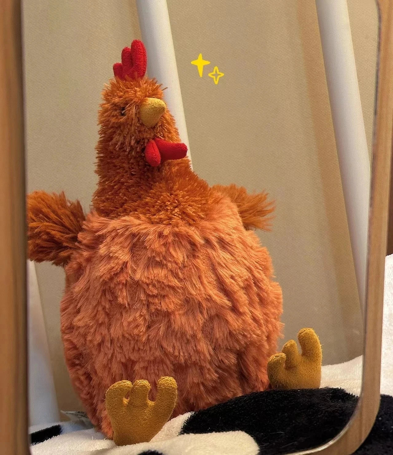 brown chicken stuffed animal 