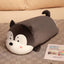 Chubby Dog Stuffed Animal 45cm 18in Gray