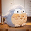 Cute Owl Stuffed Animal 35cm 14in Gray