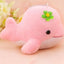 Dolphin Stuffed Animal Keychain Pink 10cm 4in