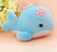 Dolphin Stuffed Animal Keychain Blue 10cm 4in