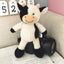 fluffy cow stuffed animal 