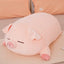 Giant Pig Stuffed Animal Closed Eyes