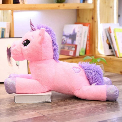 giant pink unicorn stuffed animal 