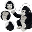 Gorilla Ape Stuffed Animal 25cm 10in Black