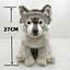 Gray Wolf Stuffed Animal Default Title