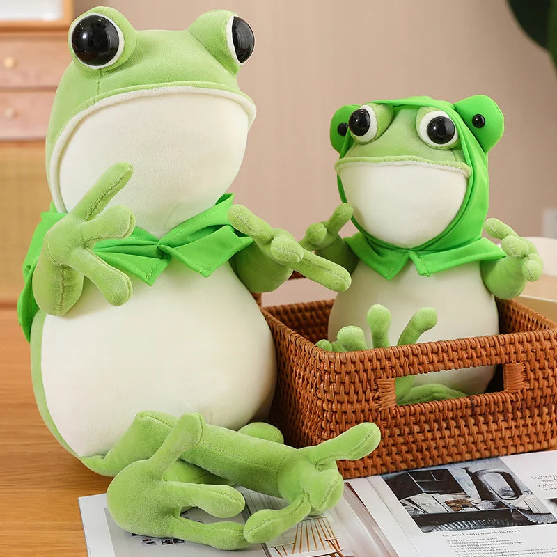 green frog stuffed animal 