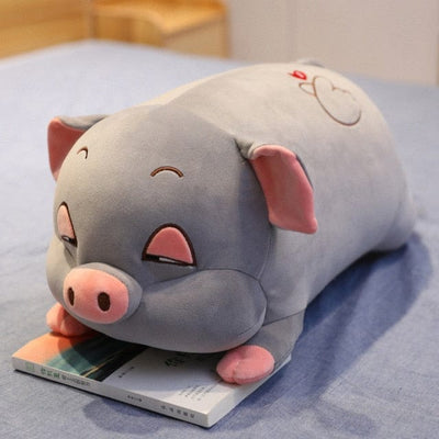 grey pig stuffed animal 