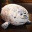Grey Seal Stuffed Animal Blue