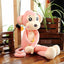 Kawaii Monkey Stuffed Animal 55cm Pink