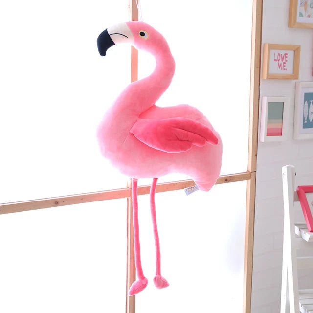 large flamingo stuffed animal 