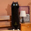 Long Pillow Stuffed Animal black cat