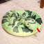 Long Snake Stuffed Animal Green