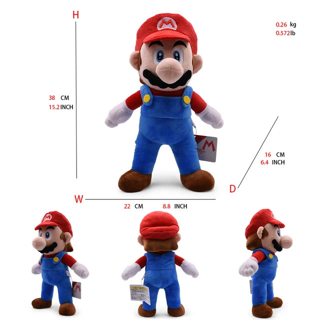 mario bros stuffed animal 