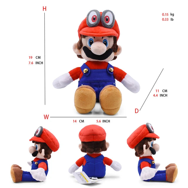 mario bros stuffed animal 