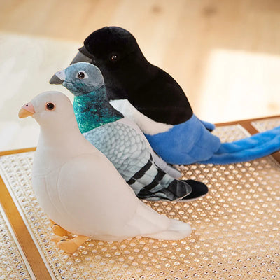 Pigeon Stuffed Animal White Pigeon