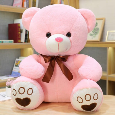 pink bear stuffed animal 