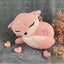 pink fox stuffed animal 