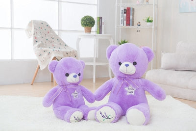 purple bear stuffed animal 