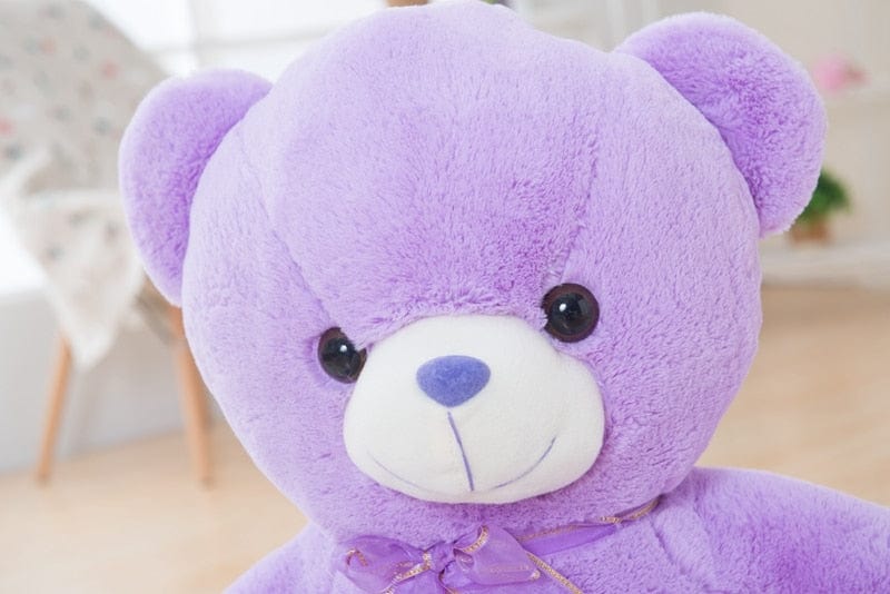 purple bear stuffed animal 