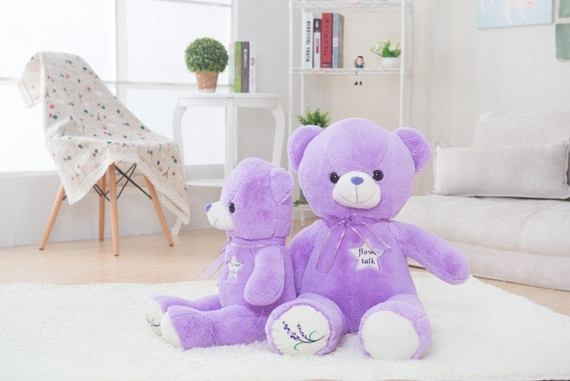 purple bear stuffed animal 