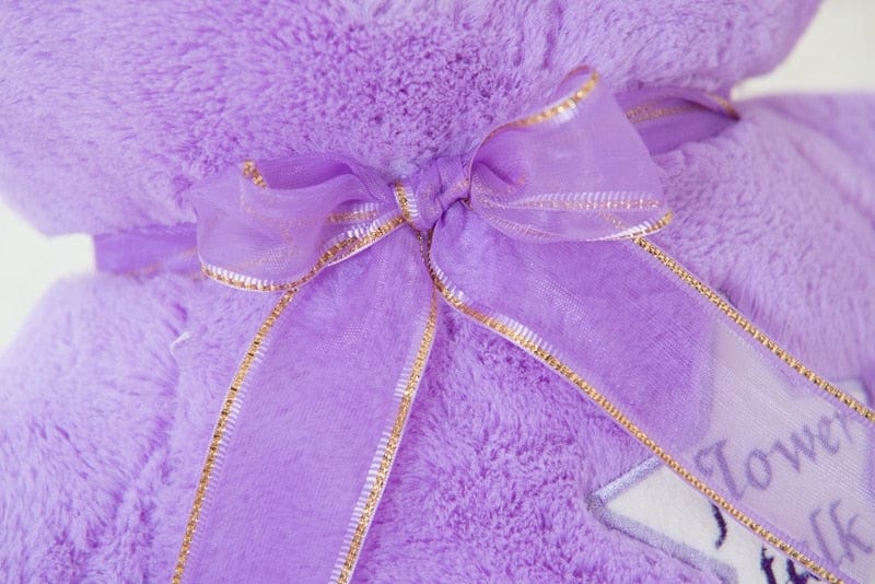 purple bear stuffed animal 