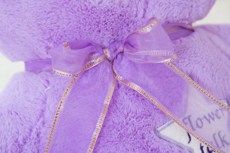 Purple Bear Stuffed Animal