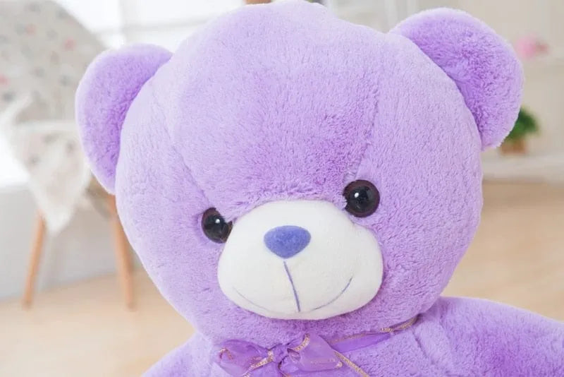 Purple Bear Stuffed Animal
