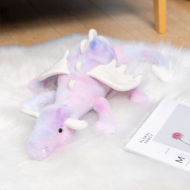 purple dragon stuffed animal 