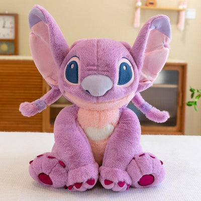 purple stitch stuffed animal 