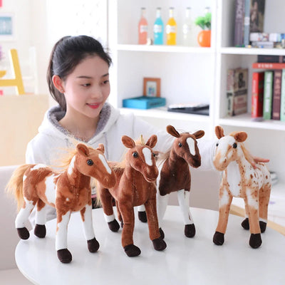 realistic horse stuffed animal 