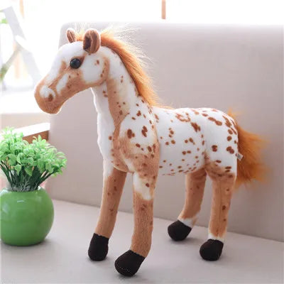 realistic horse stuffed animal 