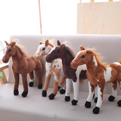 realistic horse stuffed animal 