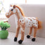 Realistic Horse Stuffed Animal 30cm 12in white light brown