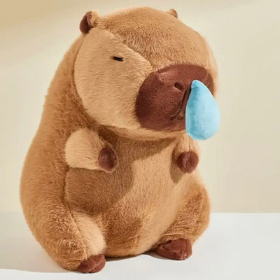 sleeping capybara stuffed animal 