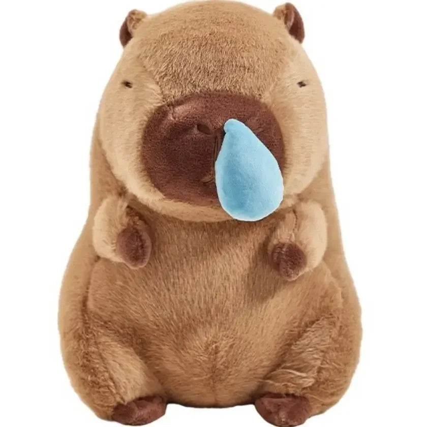 sleeping capybara stuffed animal 