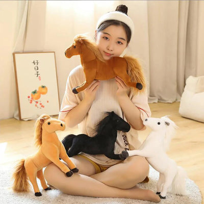 small horse stuffed animal 