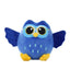 Small Owl Stuffed Animal Blue