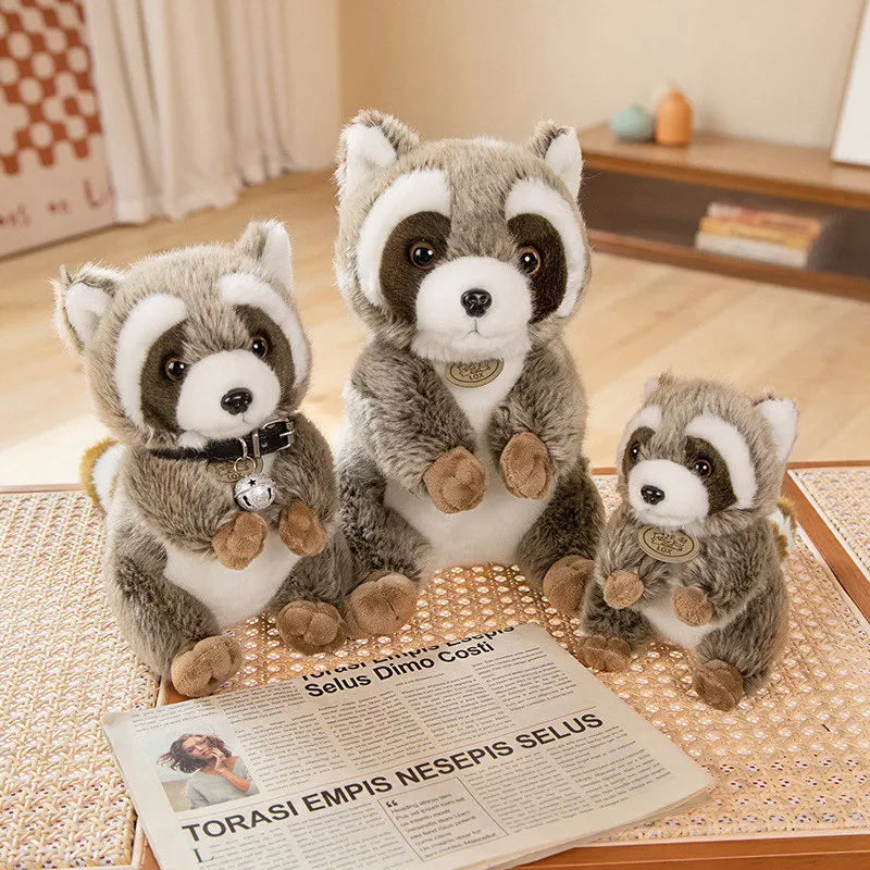 vintage raccoon stuffed animal 