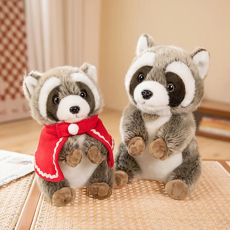 vintage raccoon stuffed animal 