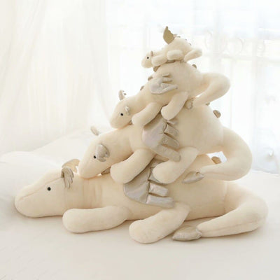 white dragon stuffed animal 
