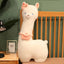 White Llama Stuffed Animal Pink
