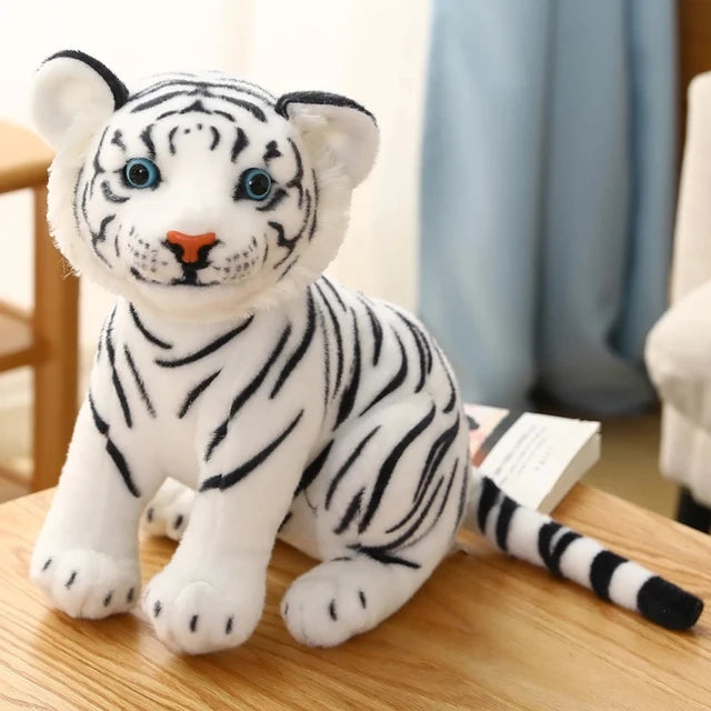 White Tiger Stuffed Animal 23cm 9in White