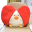 Wrapped Stuffed Animal 25cm 10in heart duck